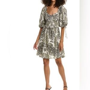 Elie Tahari Mini dress Paisley print Size Large‎ NWOT